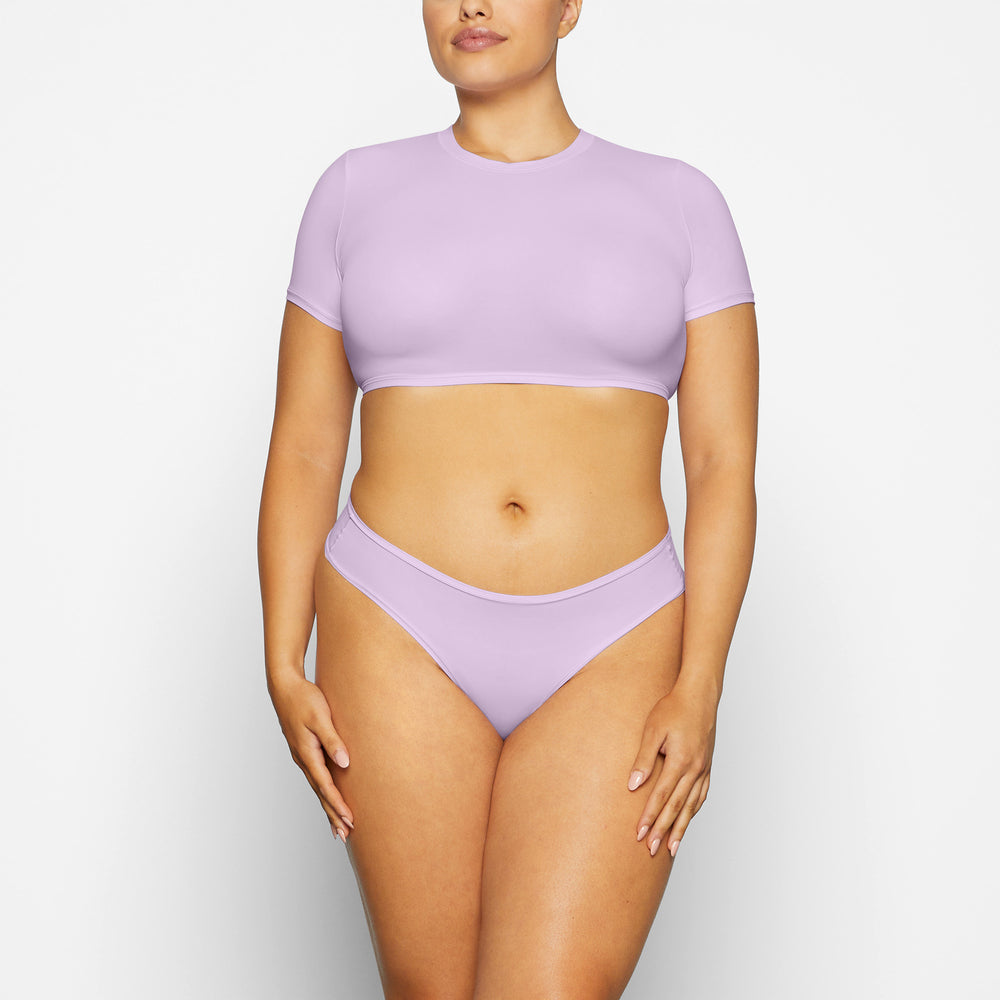 Skims FITS EVERYBODY SUPER CROPPED T-shirt Nachový | MLOB-13892