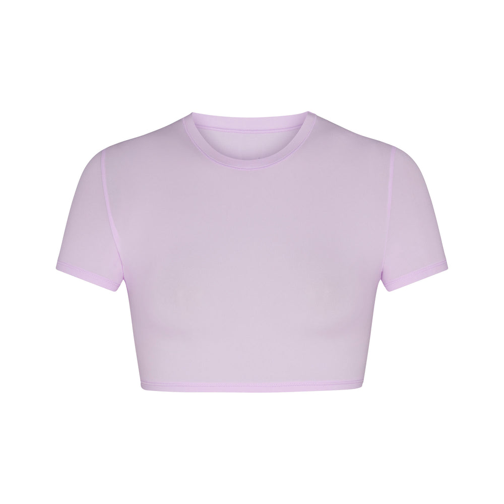 Skims FITS EVERYBODY SUPER CROPPED T-shirt Nachový | MLOB-13892