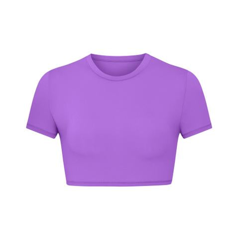 Skims FITS EVERYBODY SUPER CROPPED T-shirt Nachový | WOBC-38651