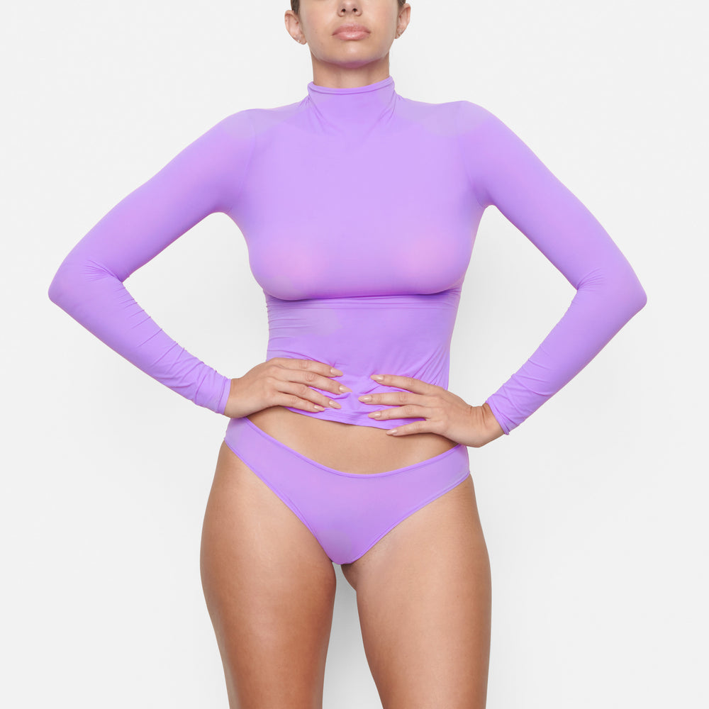 Skims FITS EVERYBODY TURTLENECK T-shirt Nachový | FGTV-47598