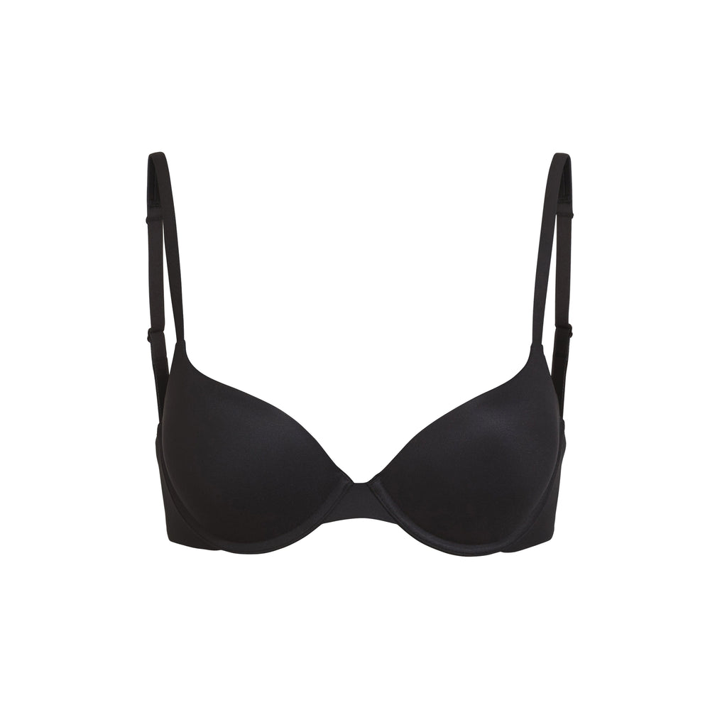 Skims FITS EVERYBODY T-shirt Push Up Bra Čierne | RALJ-39014