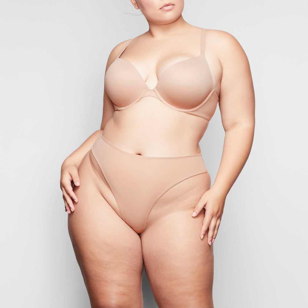 Skims FITS EVERYBODY T-shirt Push Up Bra Béžové | RBGF-65321