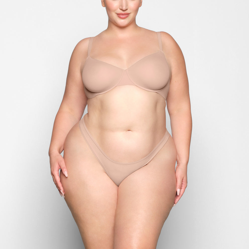Skims FITS EVERYBODY UNLINED Underwire Bra Béžové | OIKR-25163