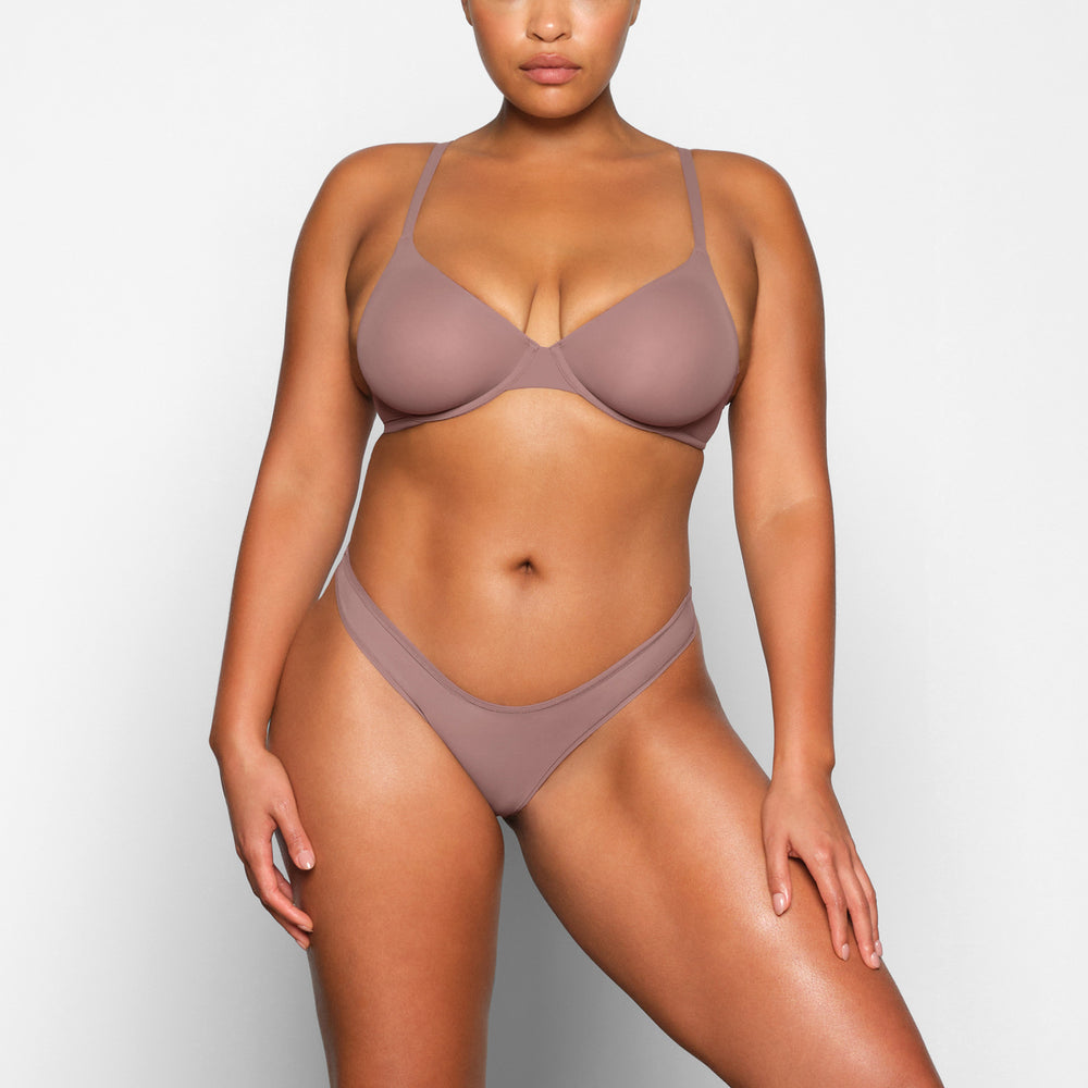 Skims FITS EVERYBODY UNLINED Underwire Bra Hnede | VYUS-69384