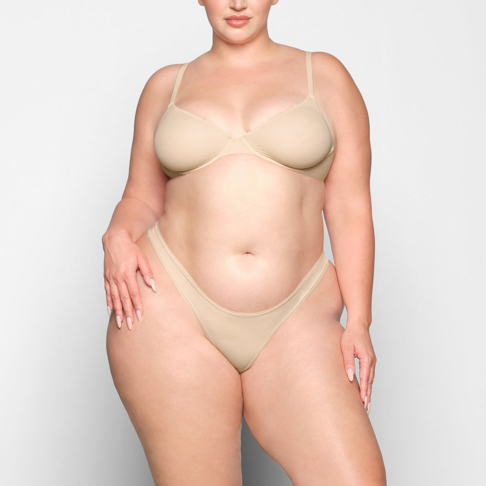 Skims FITS EVERYBODY UNLINED Underwire Bra Hnede | YSOF-12768