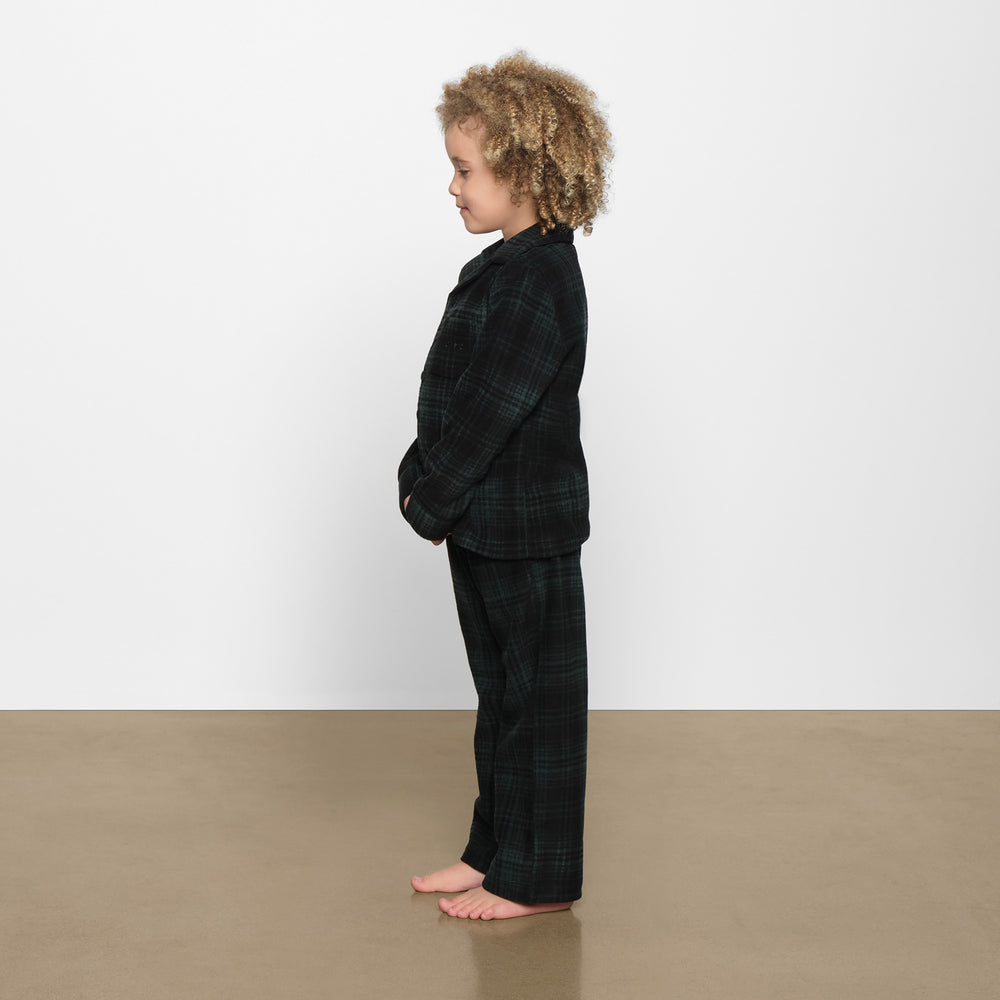Skims FLEECE SLEEP SET Detske Zelene | YOWS-94158