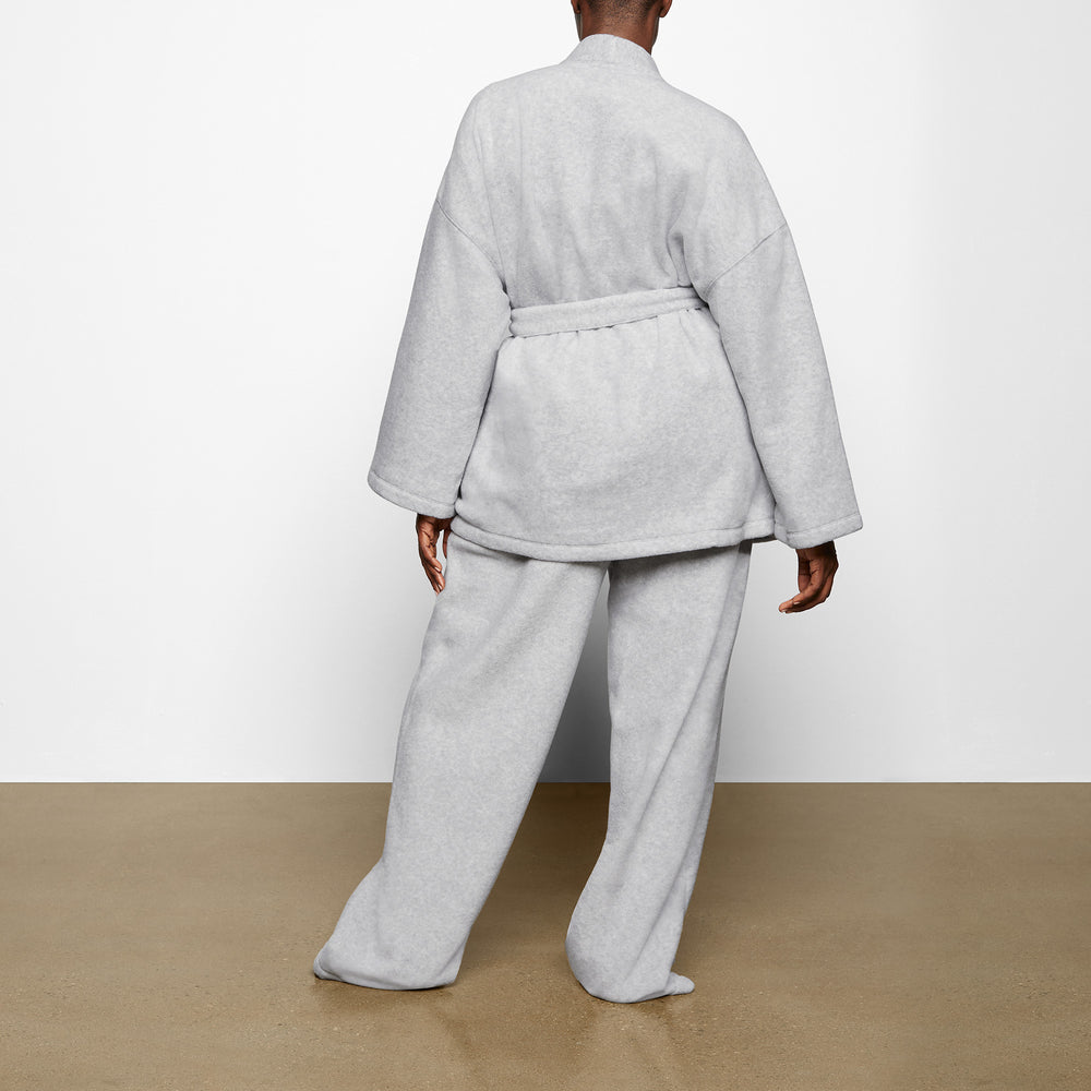 Skims FLEECE WRAP Bunda Svetlo Siva | BWPY-10268