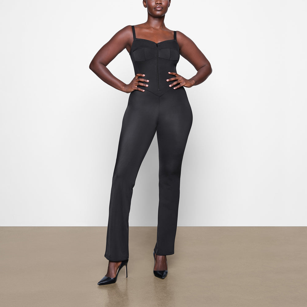 Skims GLAM Catsuit Čierne | TEOC-90487