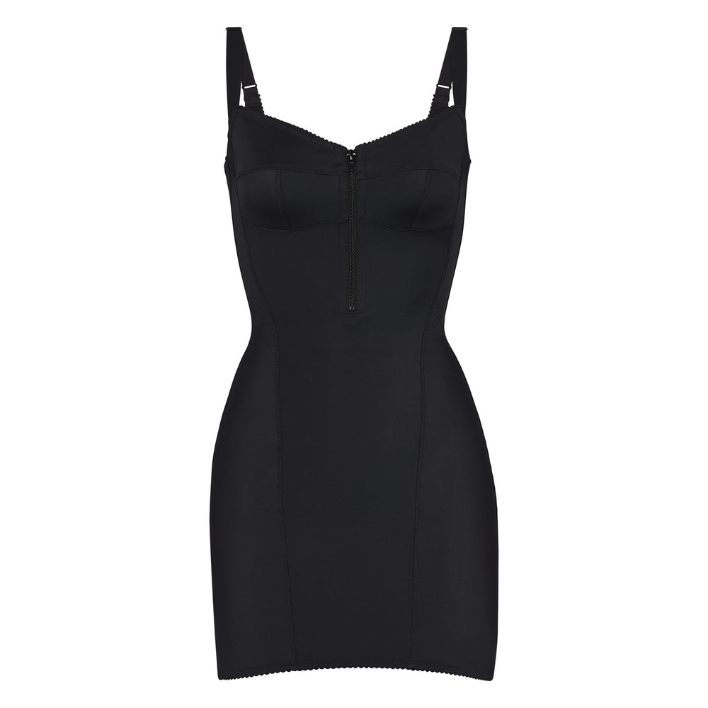 Skims GLAM SLIP Dress Čierne | KPHQ-43529
