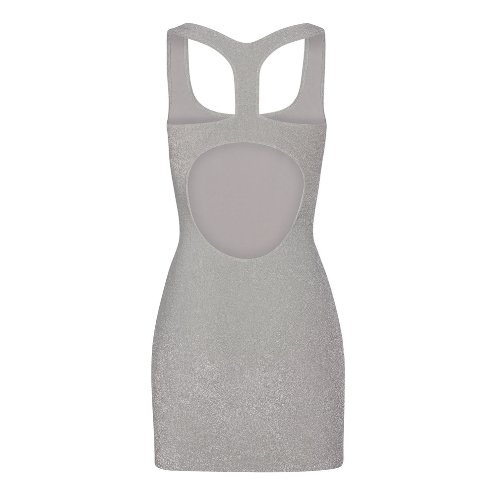 Skims GLITTER SWIM METALLIC Dress Siva | BELD-53126