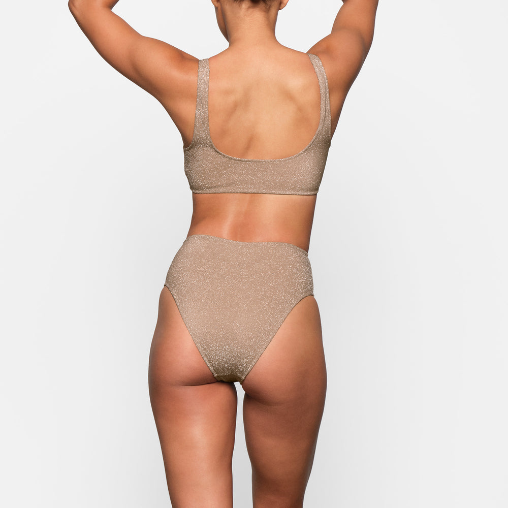 Skims GLITTER SWIM MID WAIST BOTTOM Two Pieces Marhule | QODN-65093