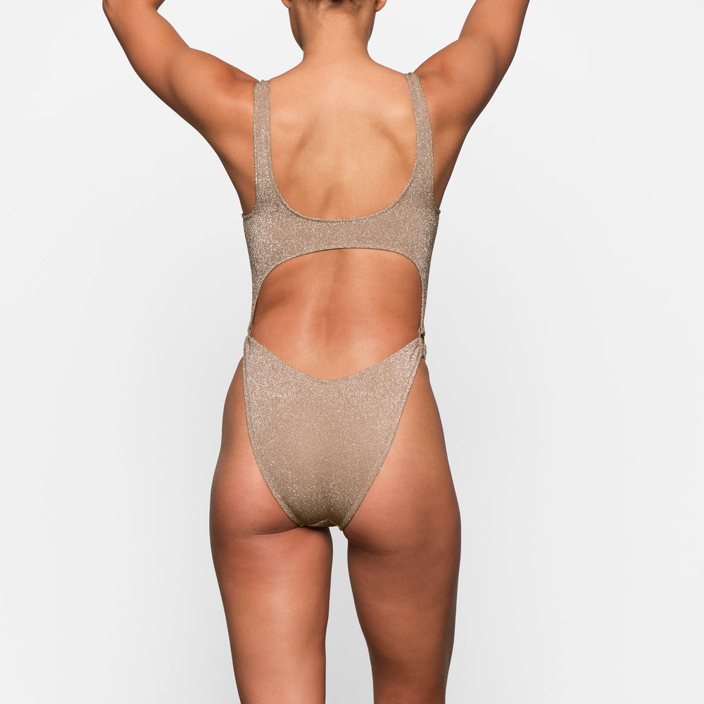 Skims GLITTER SWIM MONOKINI One Piece Marhule | NFZL-18456