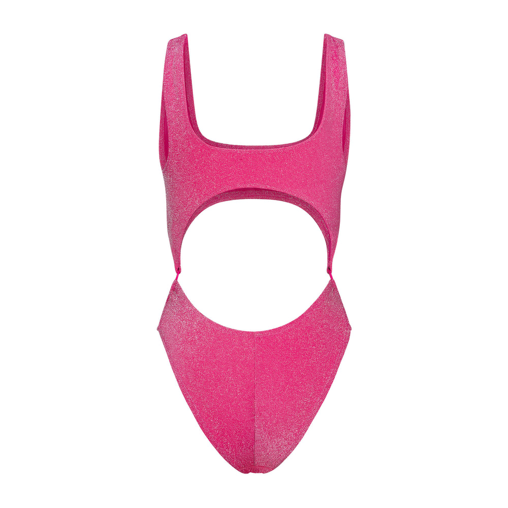Skims GLITTER SWIM MONOKINI One Piece Ruzove | VTYI-97826