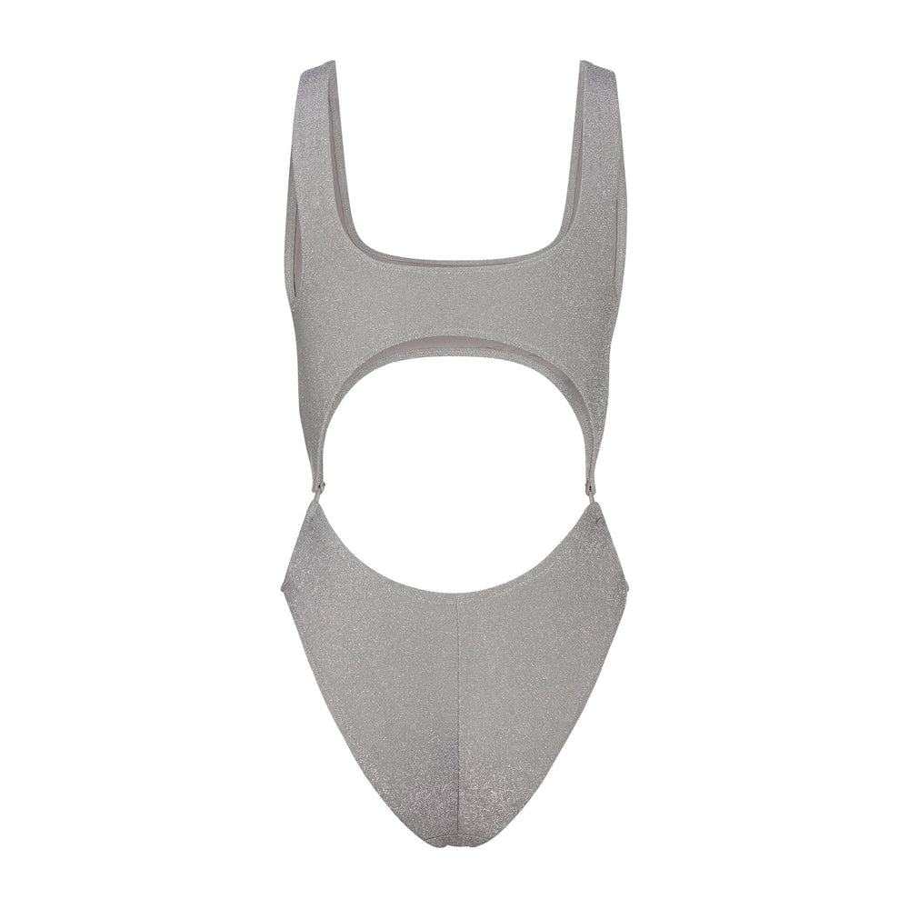 Skims GLITTER SWIM MONOKINI One Piece Siva | MAIL-31526