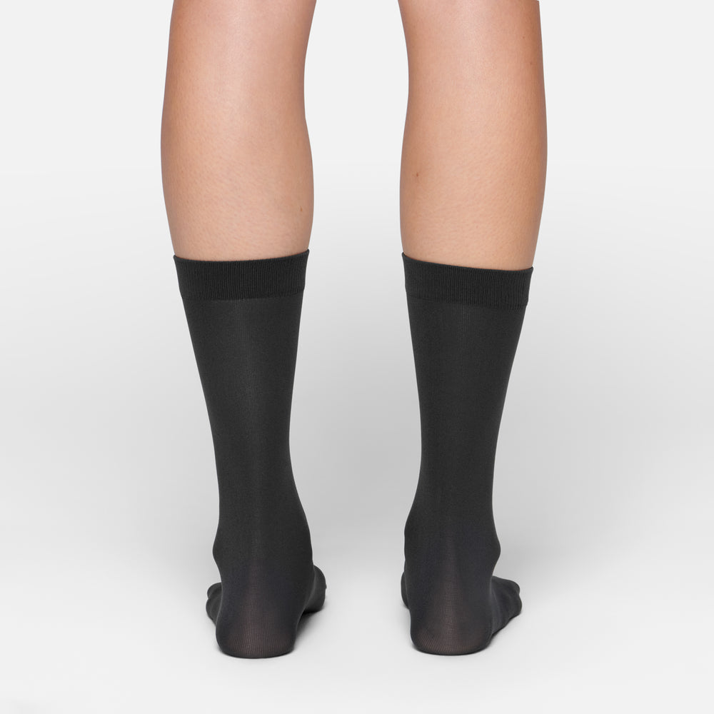 Skims HOSIERY CREW Ponozky Čierne | ALMH-51094