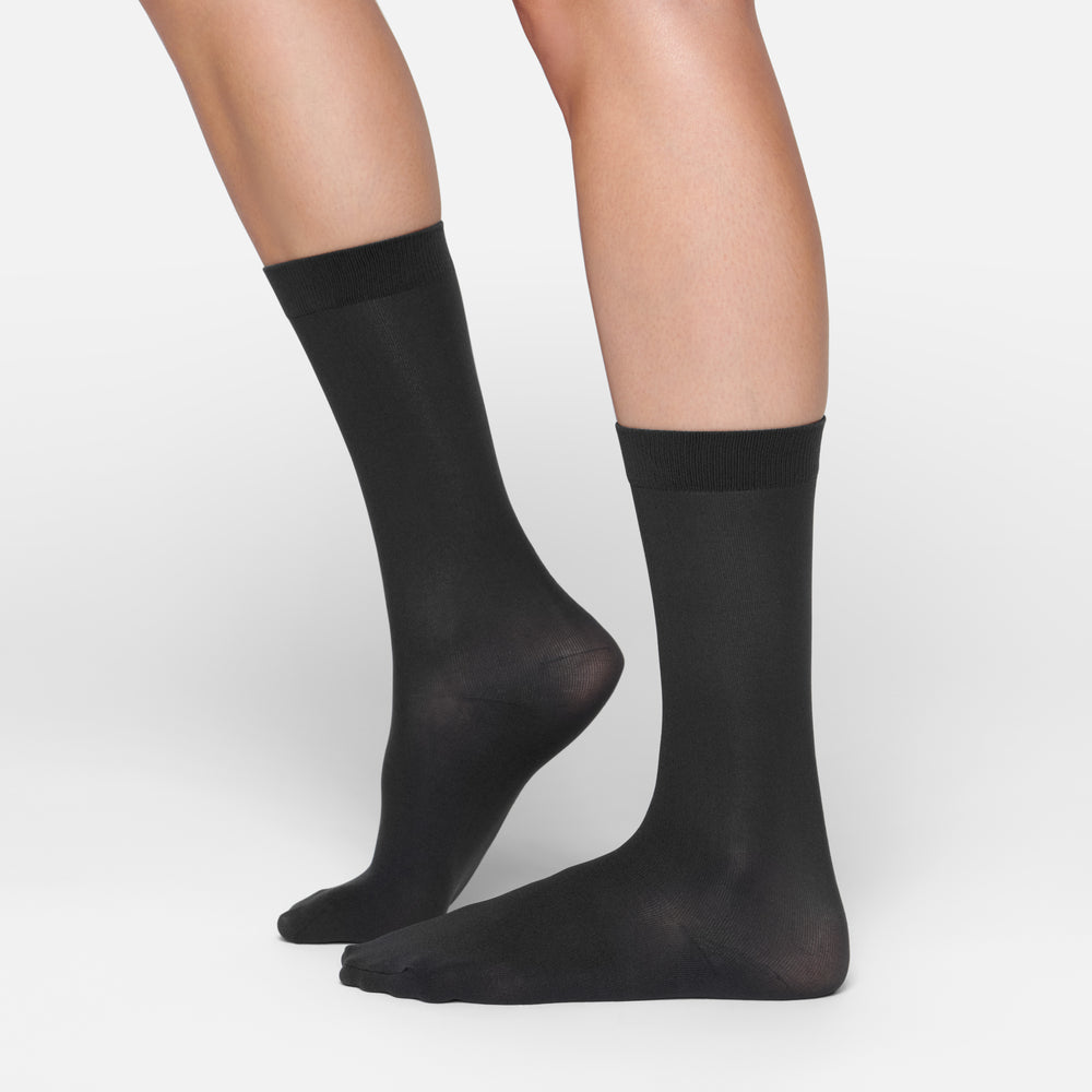 Skims HOSIERY CREW Ponozky Čierne | ALMH-51094
