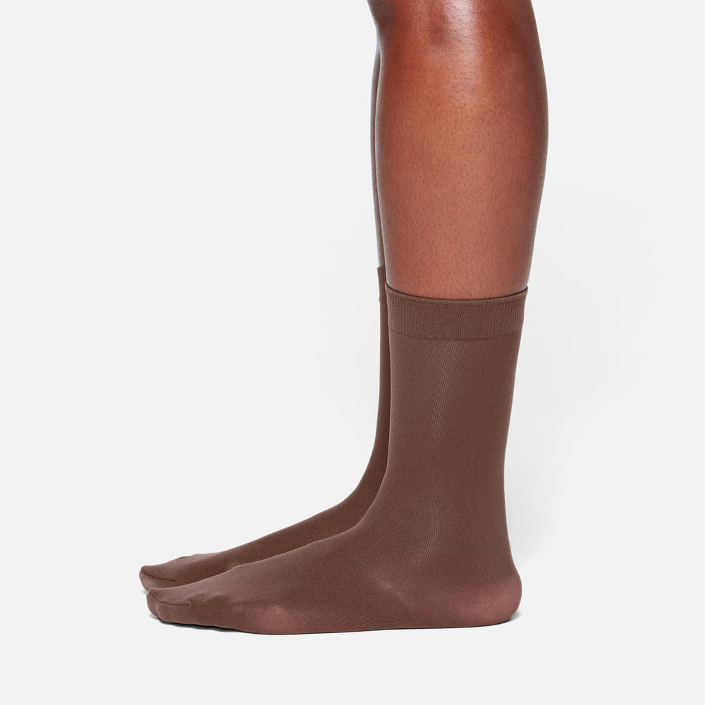 Skims HOSIERY CREW Ponozky Čokoláda | GCWY-37068