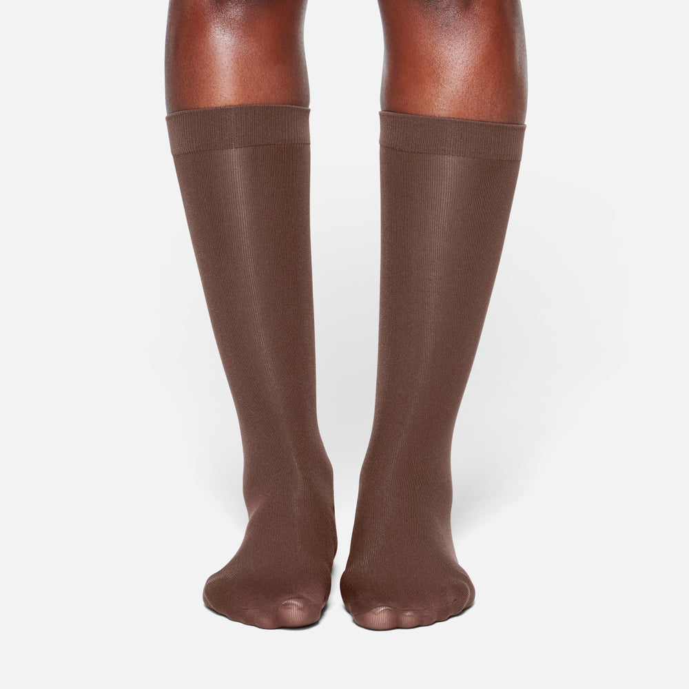 Skims HOSIERY MID CALF Ponozky Čokoláda | FRIT-38149