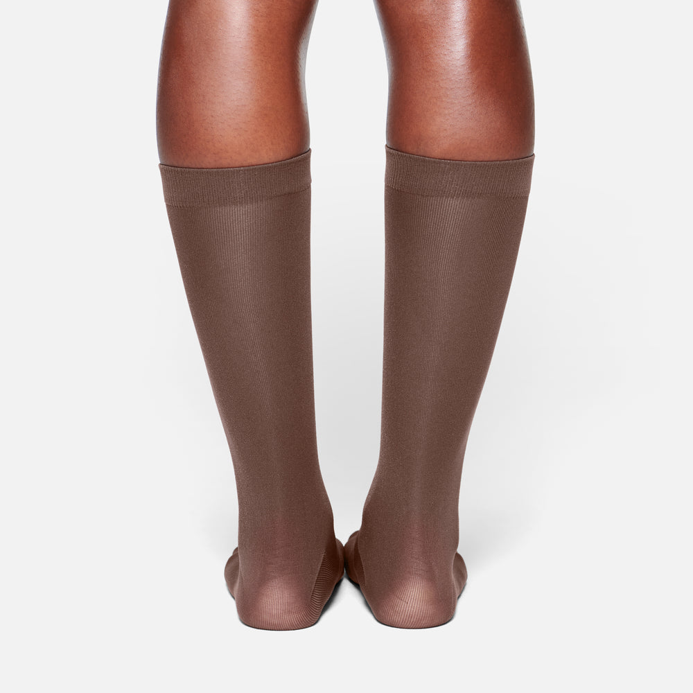 Skims HOSIERY MID CALF Ponozky Čokoláda | FRIT-38149