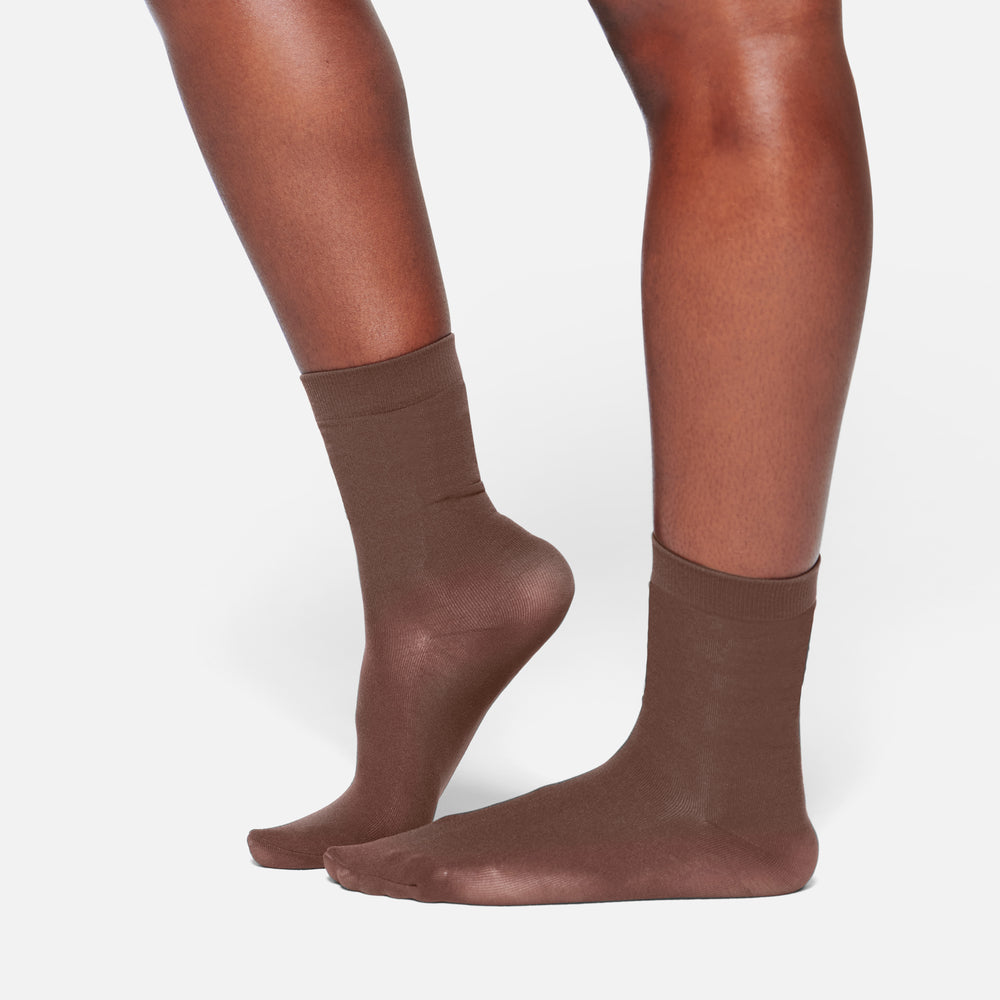 Skims HOSIERY MID CALF Ponozky Čokoláda | FRIT-38149