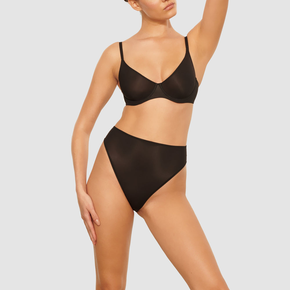 Skims JELLY SHEER CHEEKY Brief Čierne | OYLV-89054