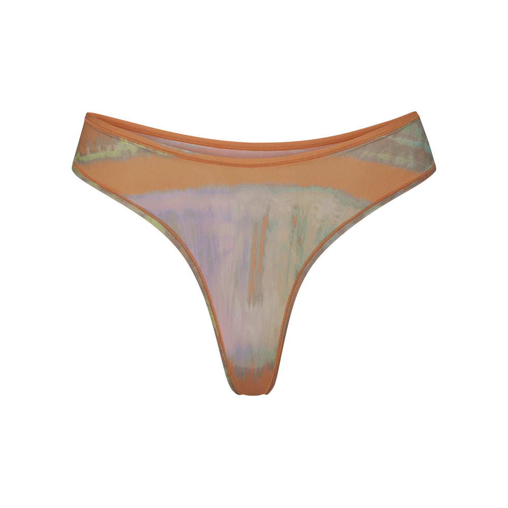 Skims JELLY SHEER DIPPED Thong Hnede | APBZ-29705