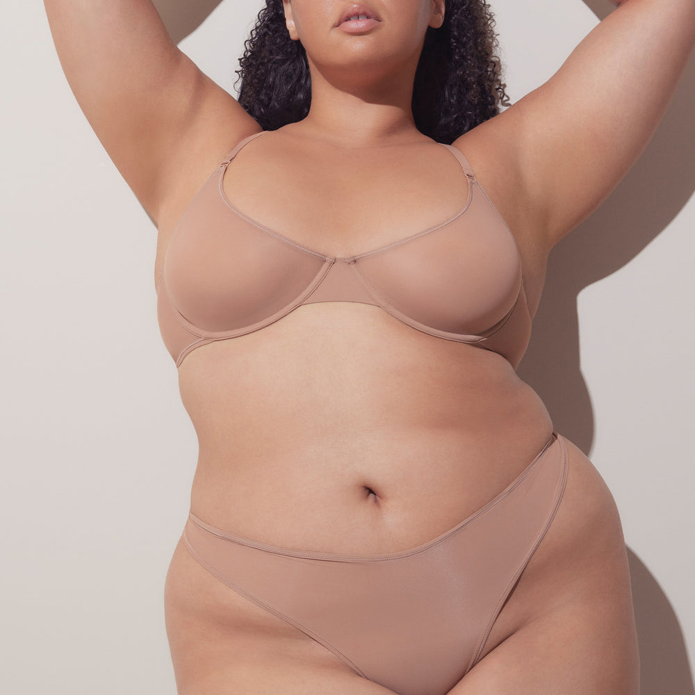 Skims JELLY SHEER HIGH CUT Bikini Hnede | TEYD-81762