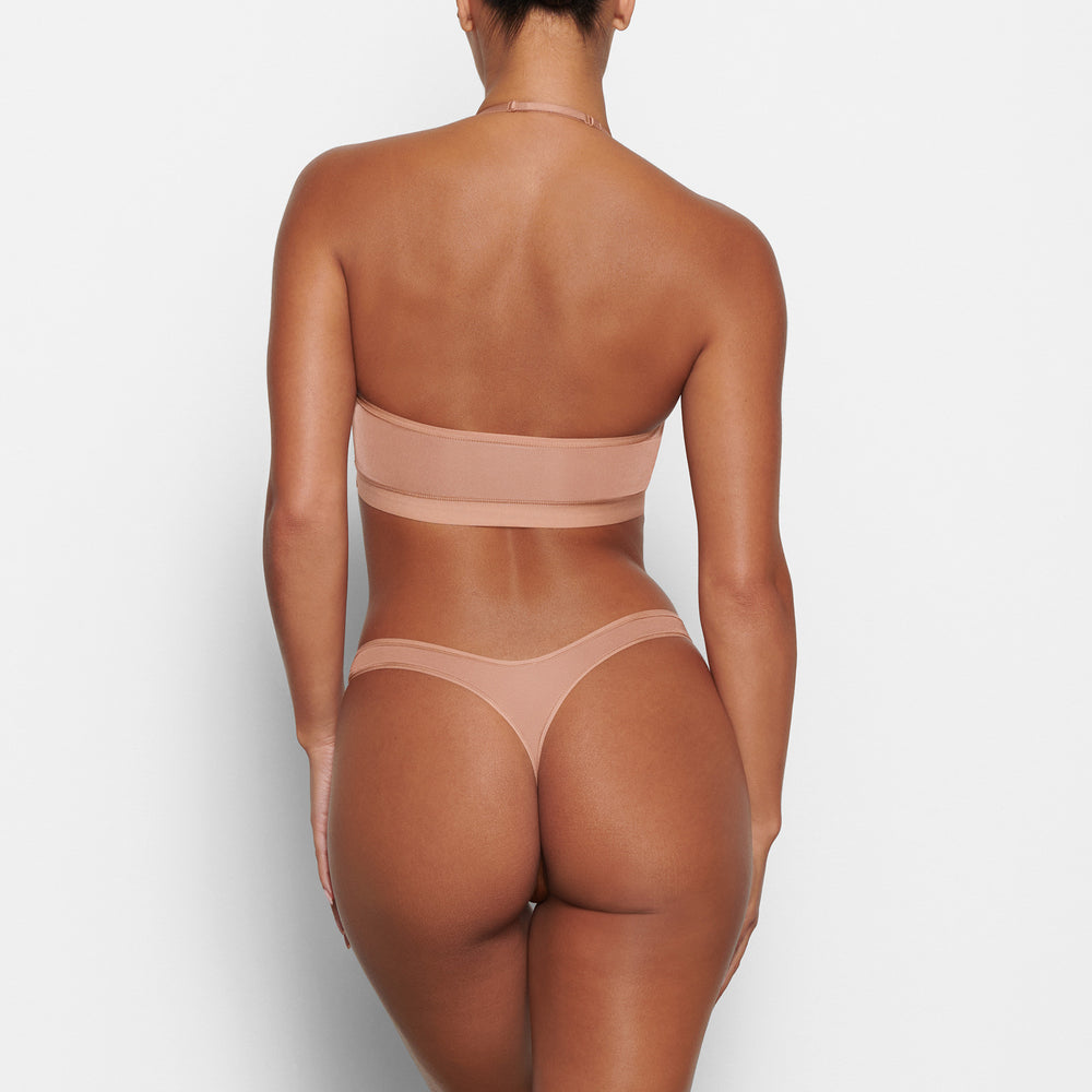 Skims JELLY SHEER SCOOP HALTER Bralette Marhule | JNDS-87123