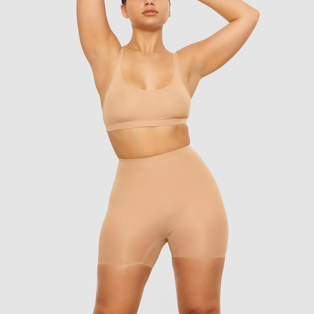 Skims JELLY SHEER SCOOP NECK Bralette Béžové | GOTI-64273
