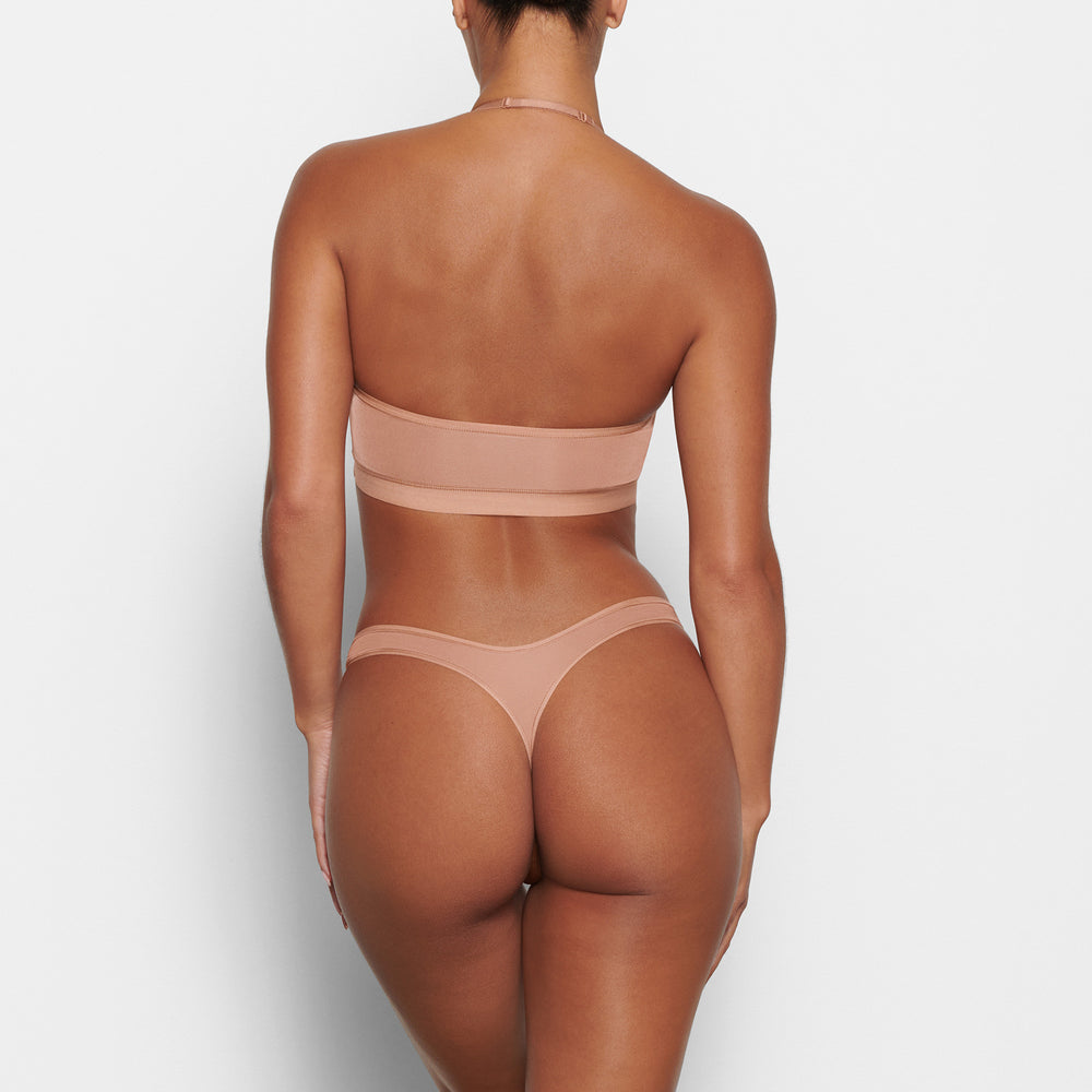 Skims JELLY SHEER SEAMED DIPPED Thong Marhule | QOGM-92637