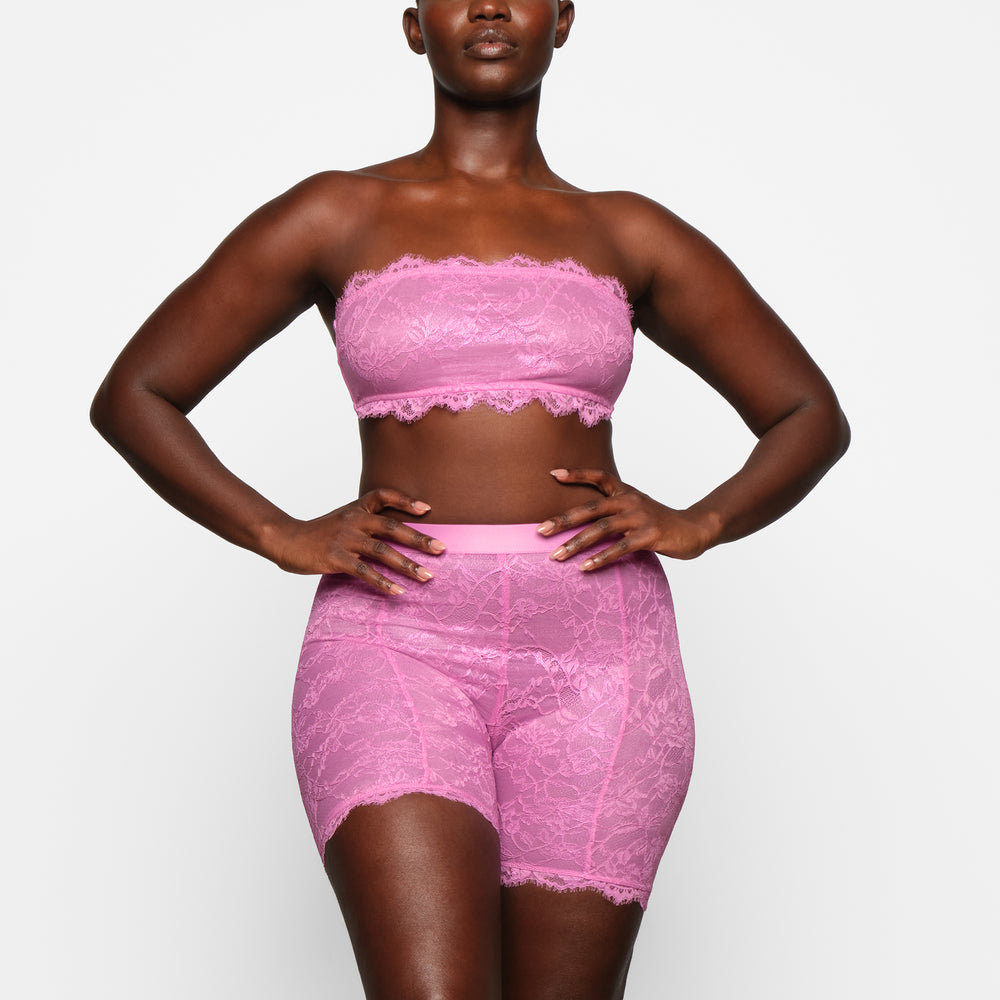 Skims LACE Bandeau Podprsenky Ruzove | OHCB-43058