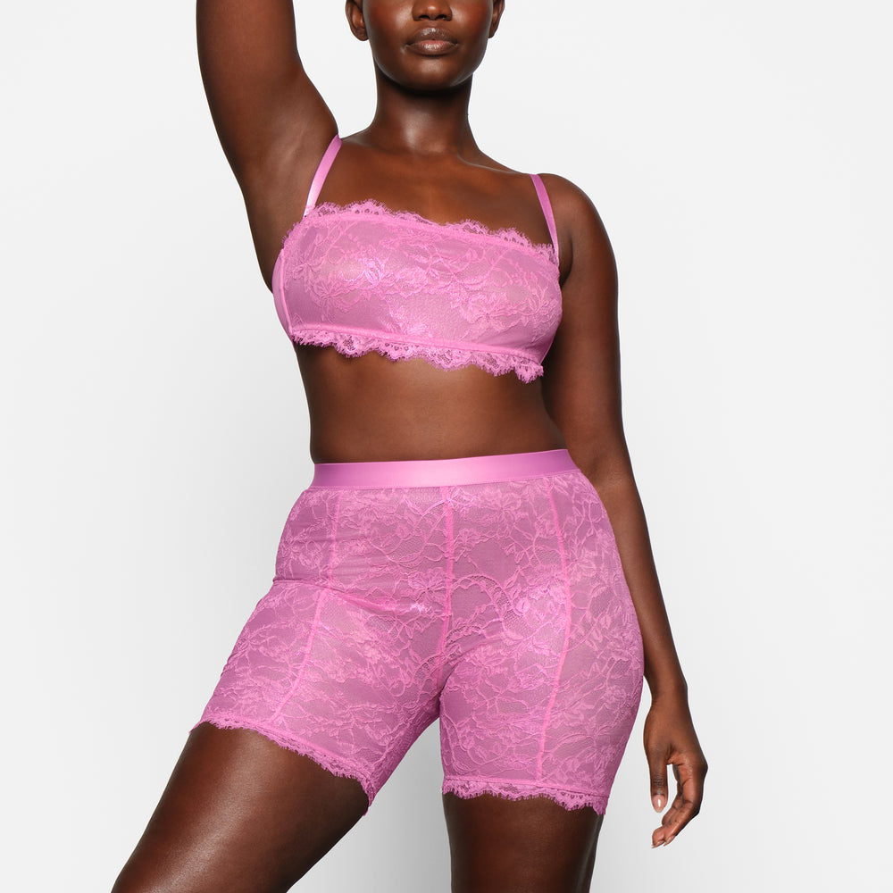 Skims LACE Bandeau Podprsenky Ruzove | OHCB-43058