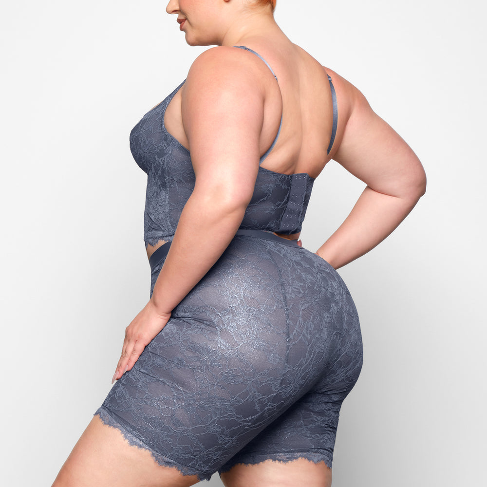 Skims LACE Bustier Thunder | CQZF-82460