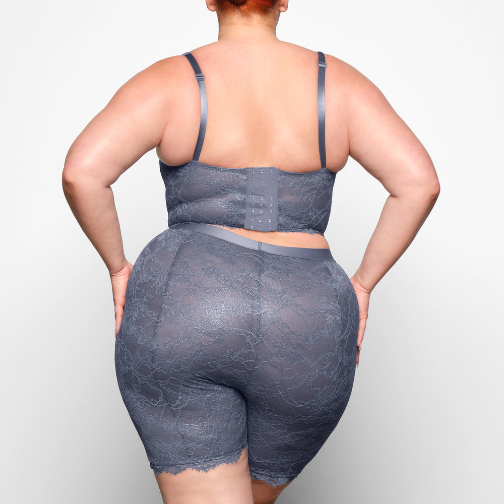 Skims LACE Bustier Thunder | CQZF-82460
