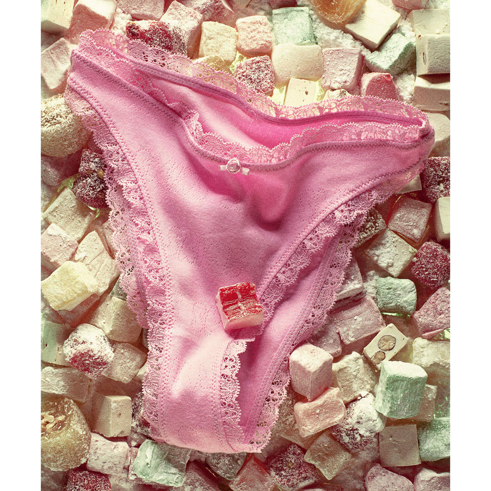Skims LACE POINTELLE CHEEKY Brief Modre | KLOA-93175