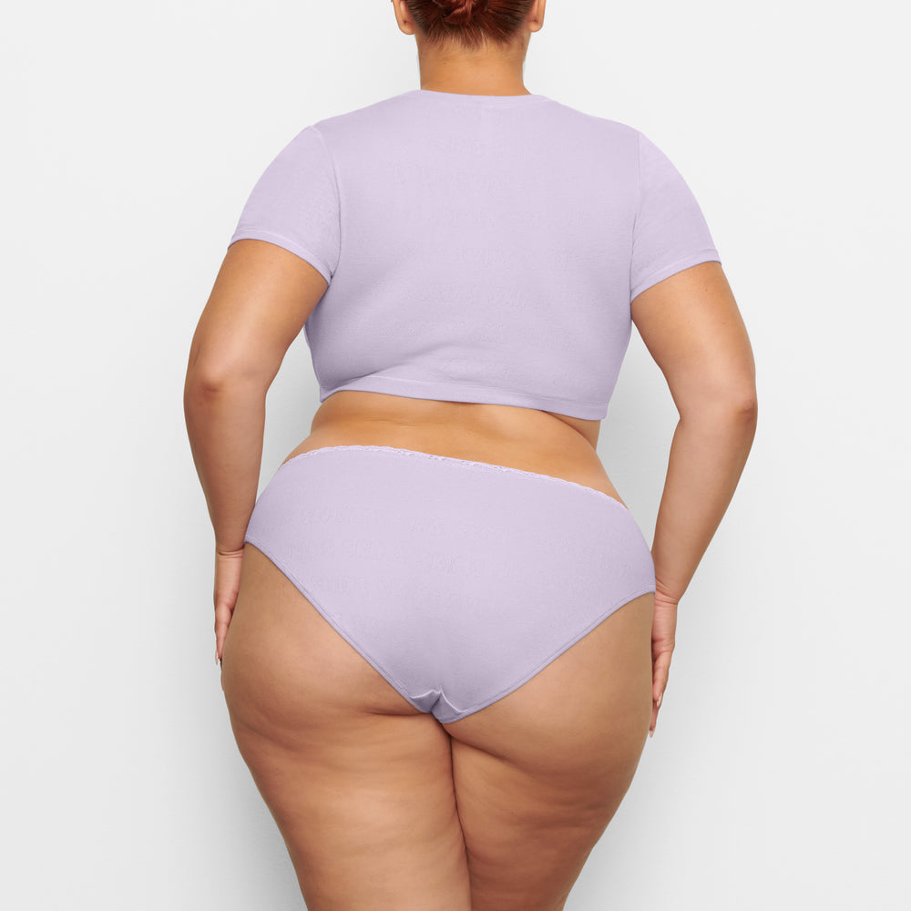 Skims LACE POINTELLE MID RISE Brief Lavendel | JGQP-30671