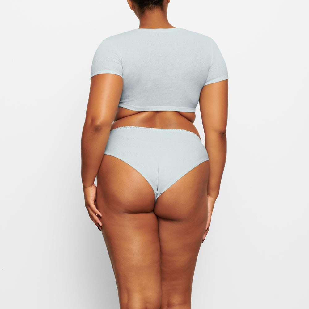 Skims LACE POINTELLE MID RISE Brief Modre | PDJX-83721