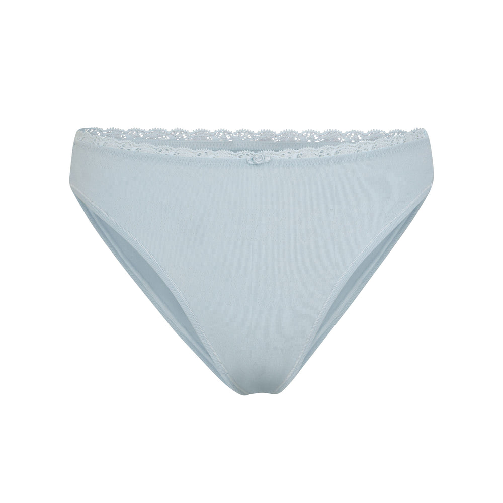 Skims LACE POINTELLE MID RISE Brief Modre | PDJX-83721