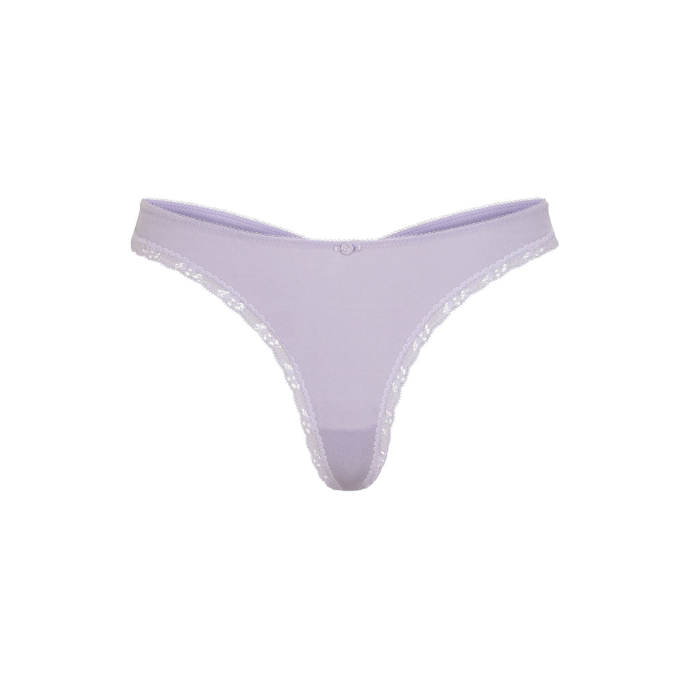 Skims LACE POINTELLE Thong Lavendel | ZAGJ-90316