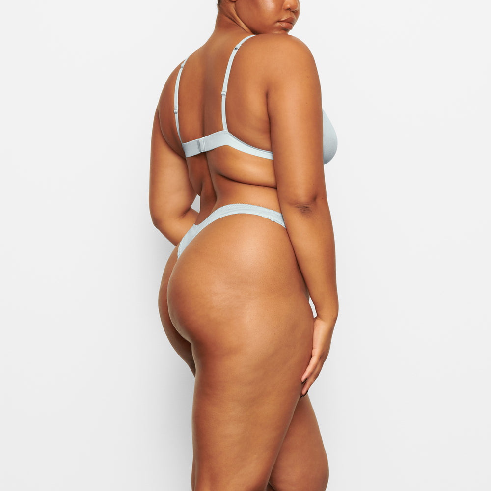 Skims LACE POINTELLE Thong Modre | DFWR-24901