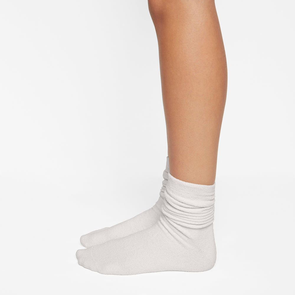 Skims LIGHT COZY KNIT Ponozky Biele | NHQA-04126