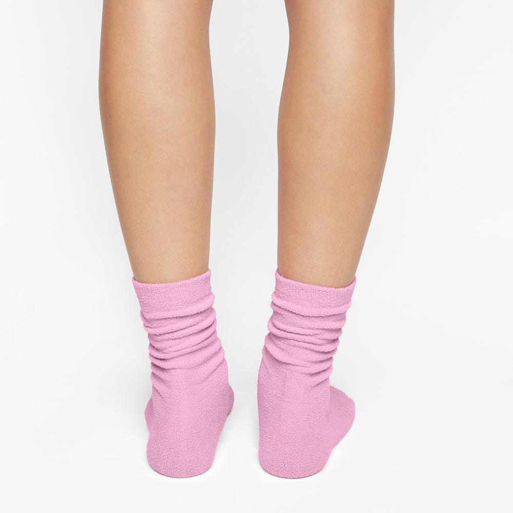 Skims LIGHT COZY KNIT Ponozky Ruzove | SWGK-06739