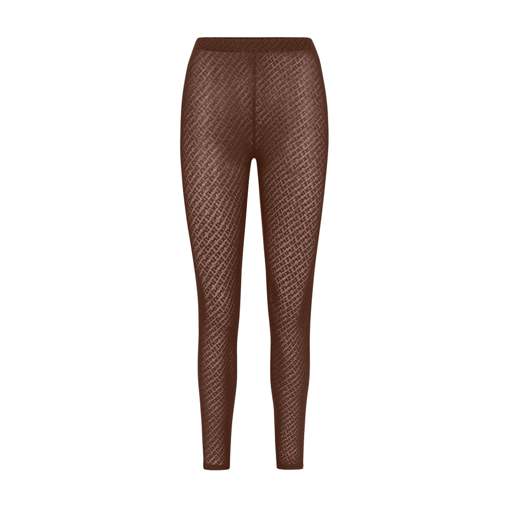 Skims LOGO MESH FOIL Leginy Čokoláda | EMIO-76439