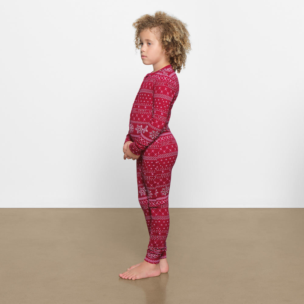 Skims LOGO POINTELLE HENLEY ONESIE Detske Červené | UZRF-86549