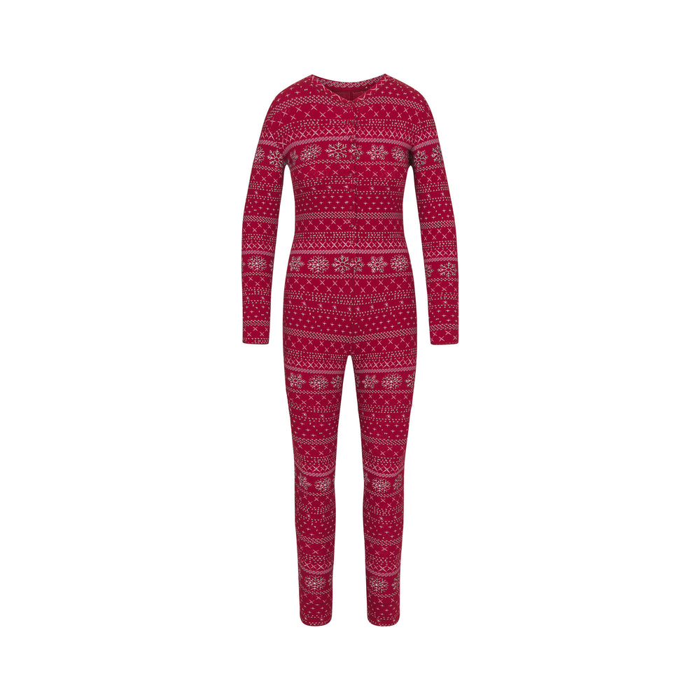 Skims LOGO POINTELLE HENLEY ONESIE Detske Červené | UZRF-86549
