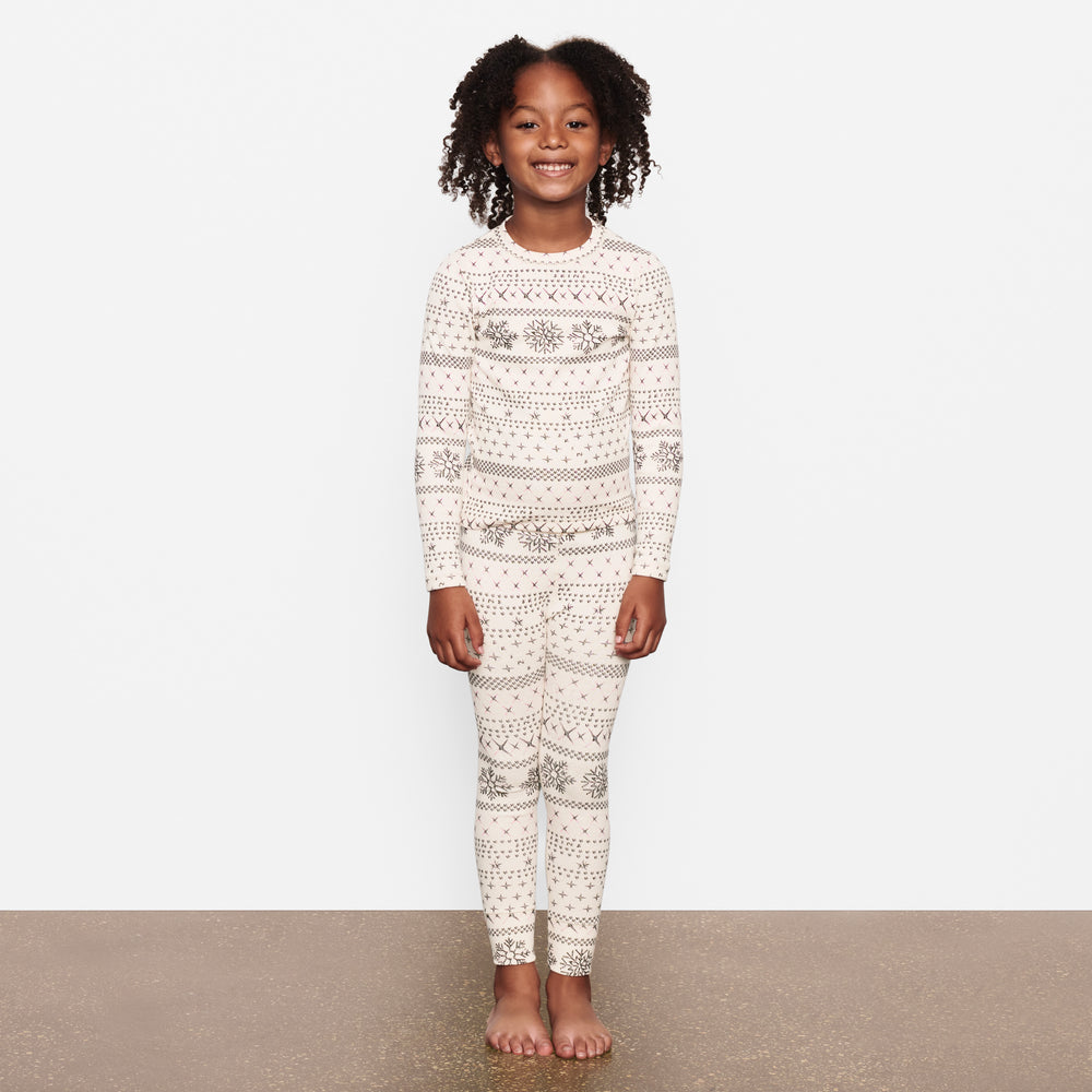 Skims LOGO POINTELLE SET Detske Krém | HPSA-94710