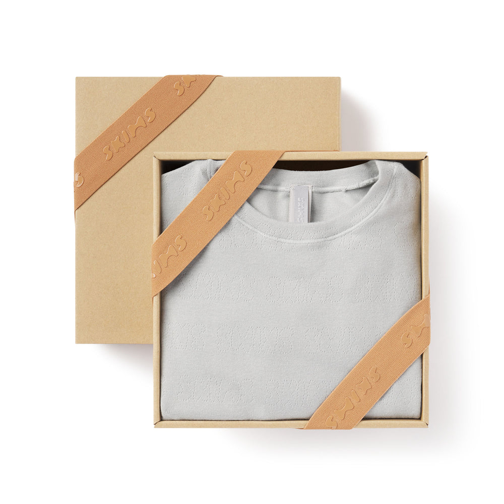 Skims LOGO POINTELLE SET Detske Svetlo Siva | ZUWN-07324