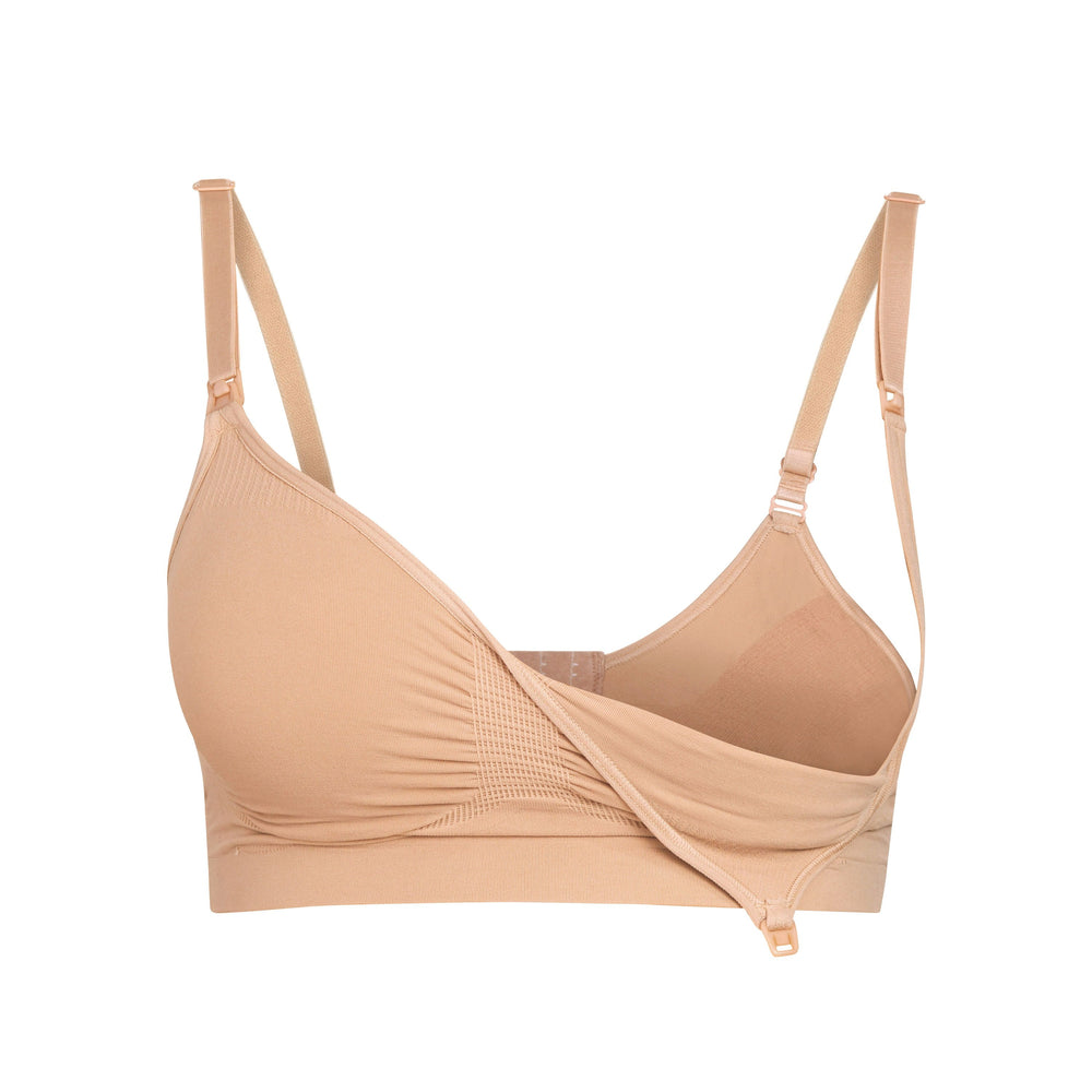 Skims MATERNITY NURSING SCULPTING BRA Maternity Shapewear Béžové | HGRU-29184