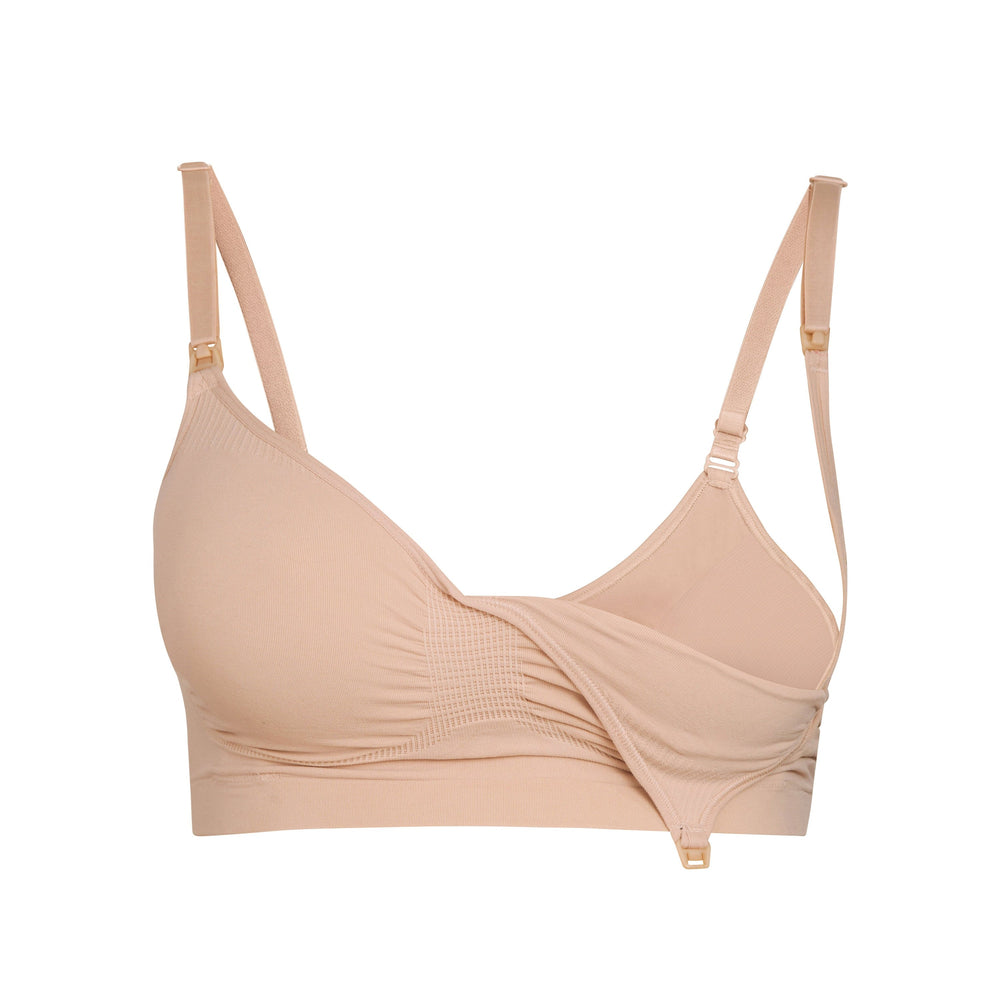Skims MATERNITY NURSING SCULPTING BRA Maternity Shapewear Béžové | PQSF-61382