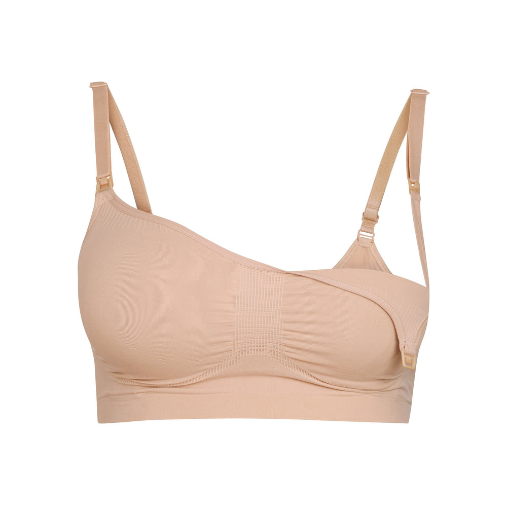 Skims MATERNITY NURSING SCULPTING BRA Maternity Shapewear Béžové | PQSF-61382